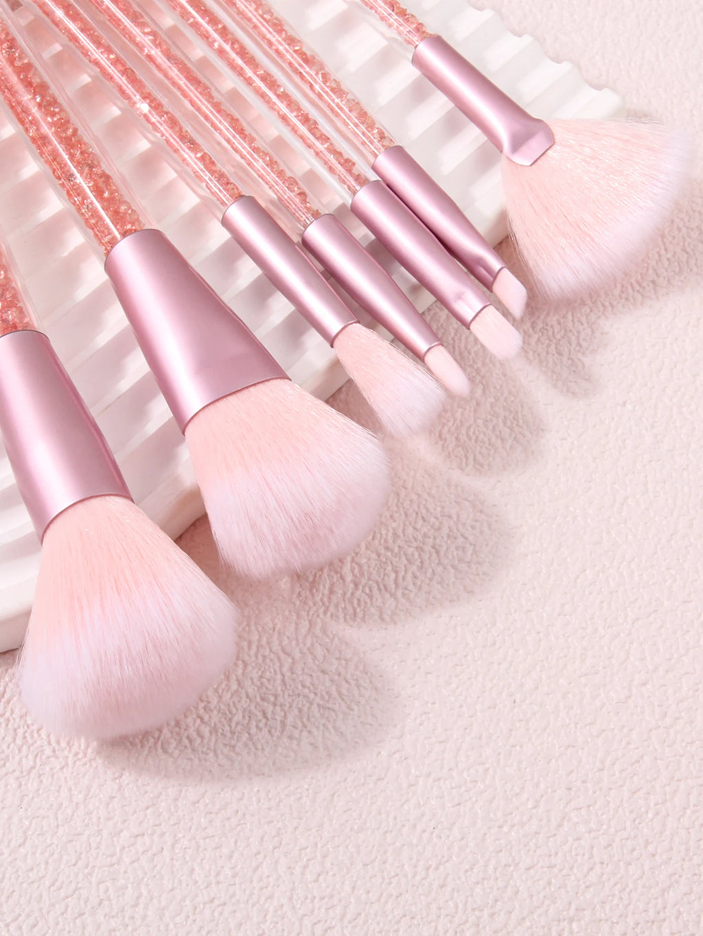 KOSSHOW 7-Piece Diamond Handle Makeup Brush Set Makeup Brush Set QXL