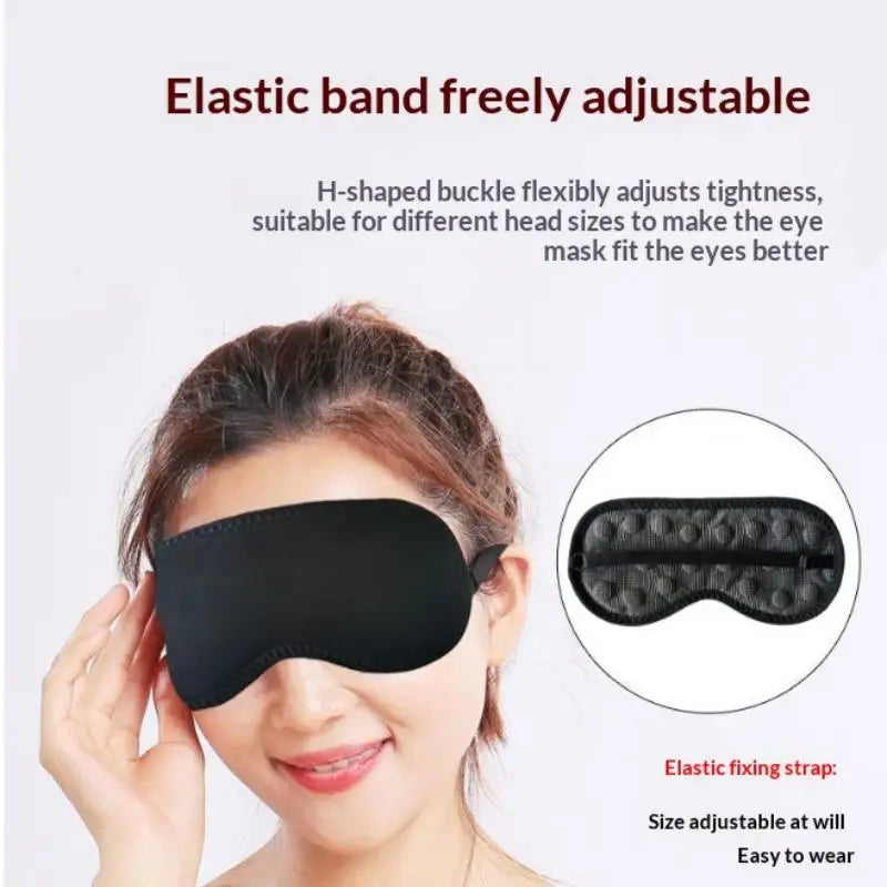 Magnetic Sleep Eye Mask – Light Blocking & Far Infrared Care Sleep Eye Mask QXL