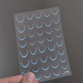 5D French Arc Nail Stickers | Crescent Moon Self-Adhesive Decals Nail Art Stickers QXL to5956