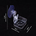 Reptile Suction Cup Feeder Bowl for Gecko Lizard Frog & Snake Reptile Feeder Bowl QXL A2