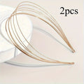 Multilayer Wide Non-Slip Headband | Women's Hair Hoop Wide Hair Headband QXL 2pcs