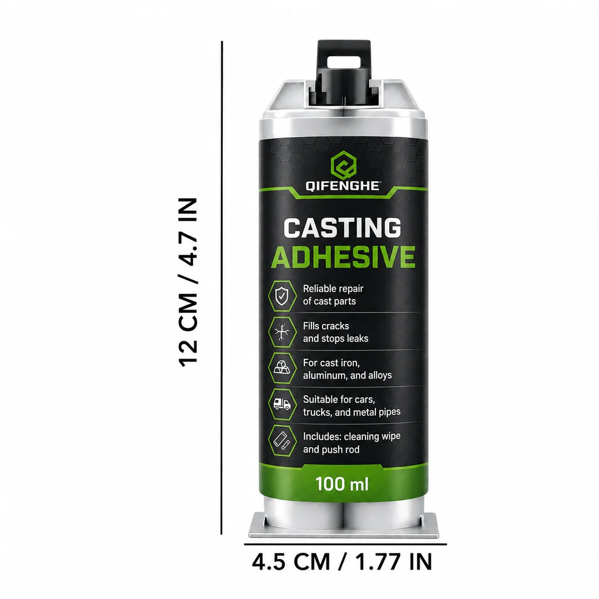 QIFENGHE 100ml Epoxy Casting Glue – High Strength Metal Repair Epoxy Adhesive QXL