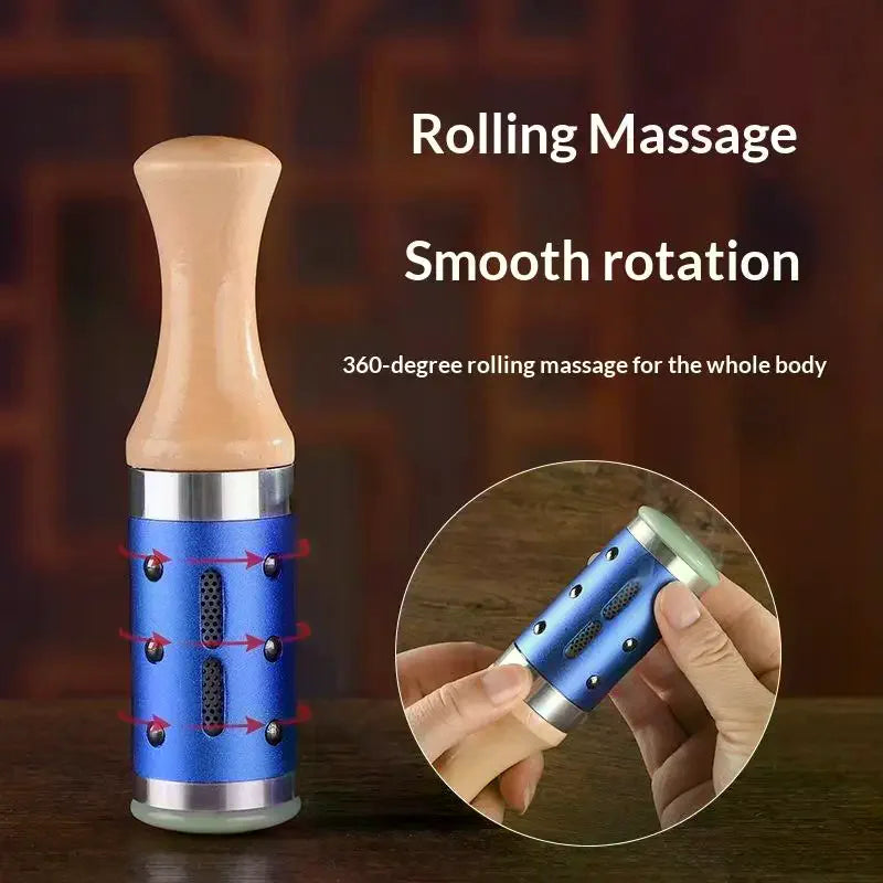 Jade Moxibustion Stick | 360° Gua Sha & Acupoint Massage Tool Facial Massage Tool QXL