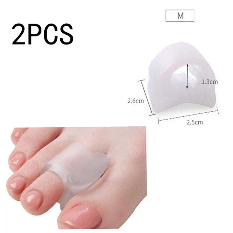 Silicone Toe Separator Correction Rings | 1 Pair SEBS Spacer Toe Separator Rings QXL