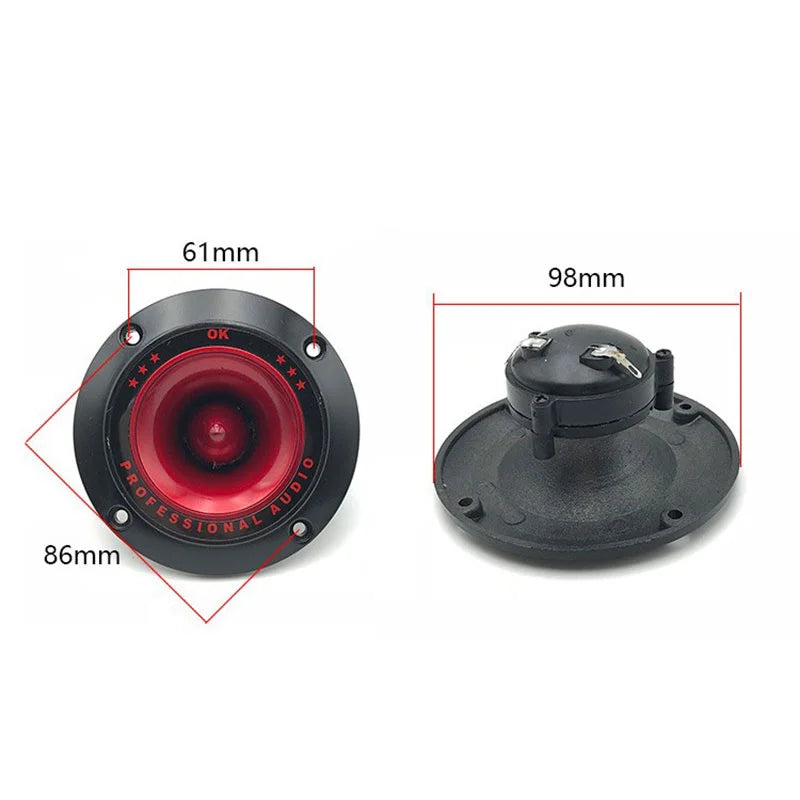 2-Pack 3" Piezoelectric Tweeter Ceramic Piezo Audio Speaker Piezoelectric Tweeter QXL
