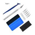 10-Pc Car Vinyl Wrap Tool Kit – Squeegee, Scraper & Knife Vinyl Wrap Tool Kit QXL 10-pcs