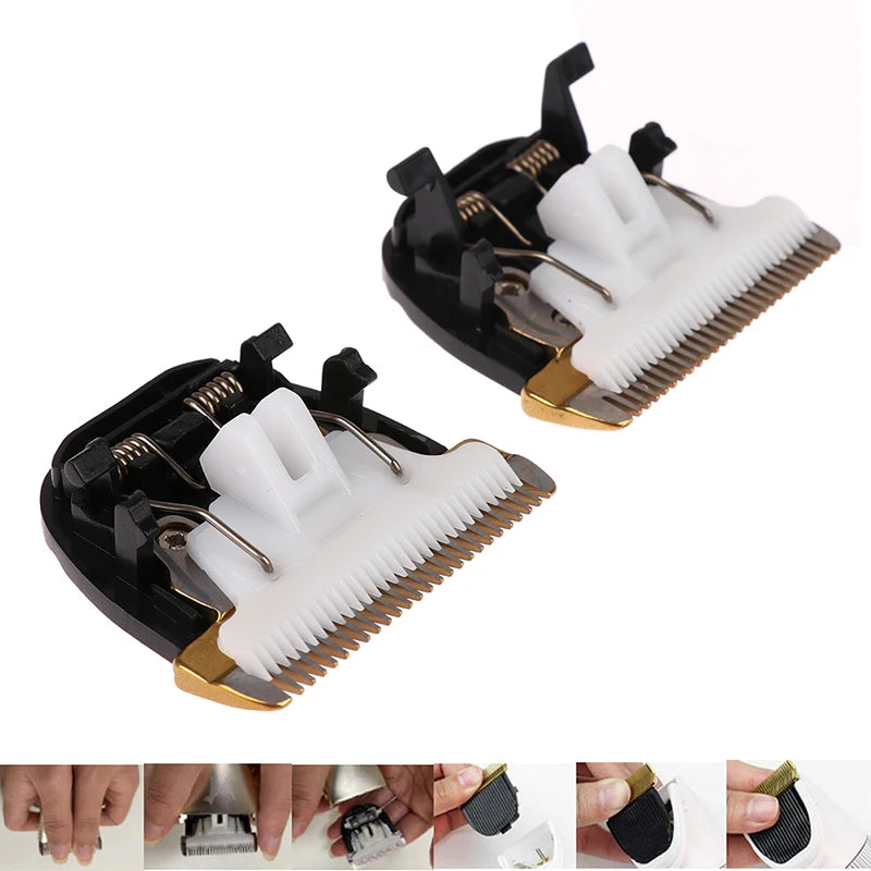 Ceramic Titanium Replacement Blade for Pet Grooming Clippers Grooming Clipper Blade QXL