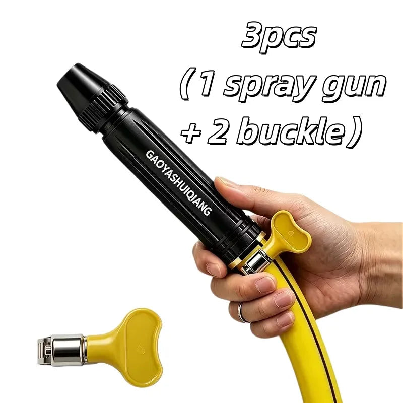 3-Piece High-Pressure Garden Water Gun Set | Copper Nozzle Garden Hose Nozzle Set QXL 3pcs