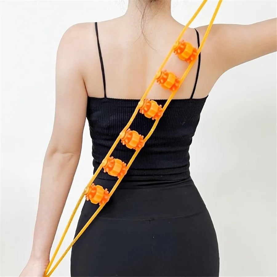 Pull-Back Strap Ball Roller Massager | Back, Neck & Shoulders Ball Roller Massager QXL