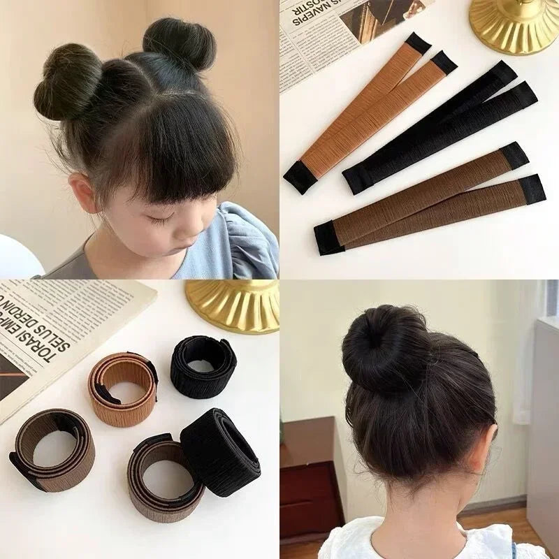 Donut Bun Maker Hair Twist Headband | DIY Styling Tool Hair Bun Maker QXL