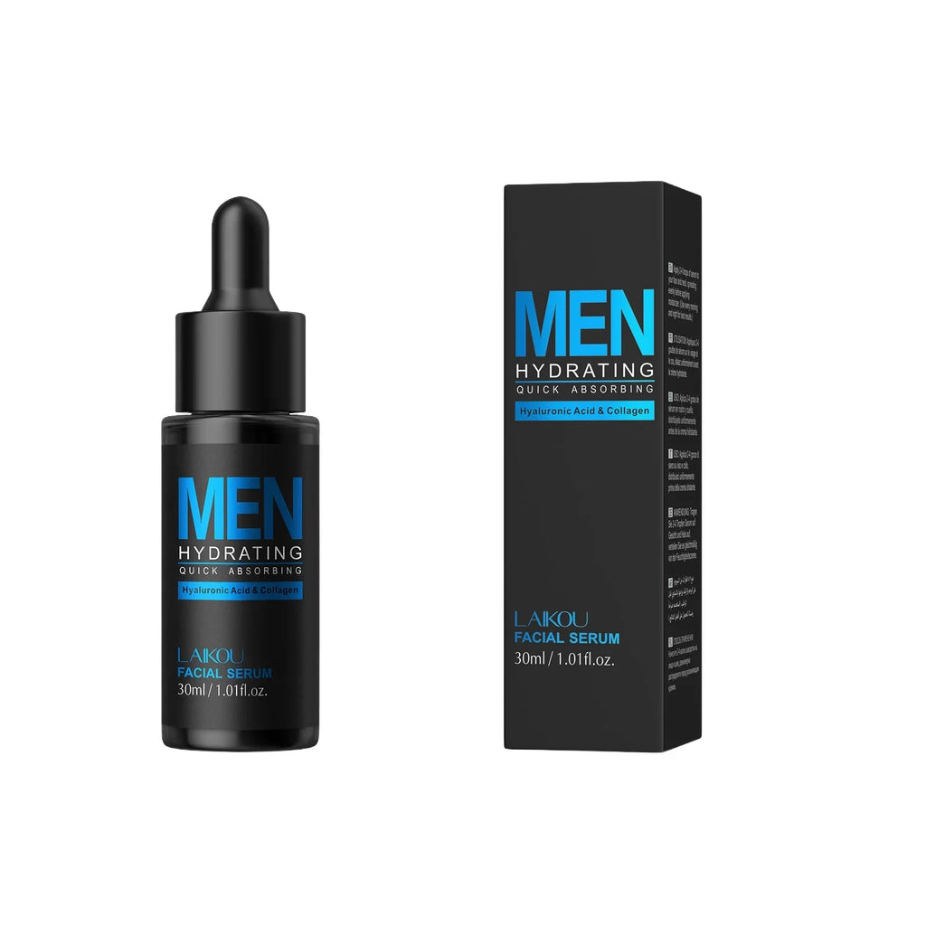 LAIKOU Men's Hyaluronic Acid Facial Serum 30ml – Hydrating Men's Facial Serum QXL