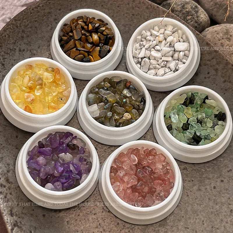 Mini Crystal Stone Nail Charms | DIY Colorful Nail Art Decor Nail Art Charms QXL