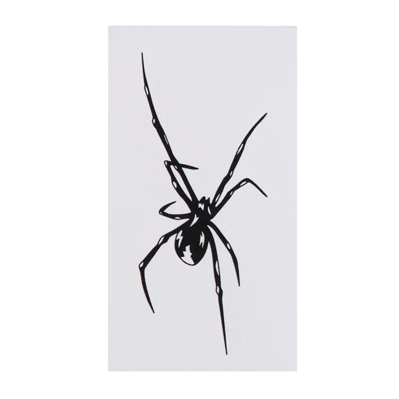 Spider Temporary Tattoo Sticker – Waterproof 1–2 Weeks Temporary Tattoo Sticker QXL