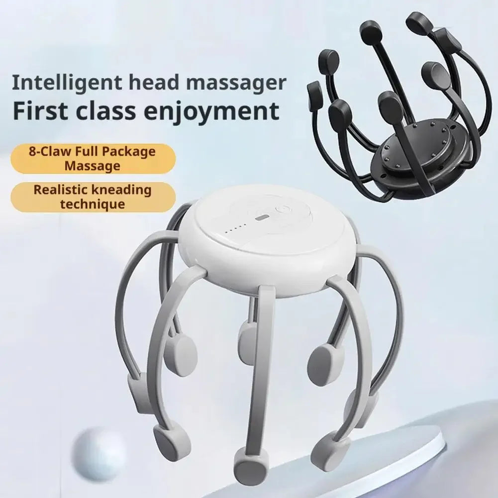 Octopus Head Massager | Scalp Stimulator & Relaxation Tool Scalp Head Massager QXL