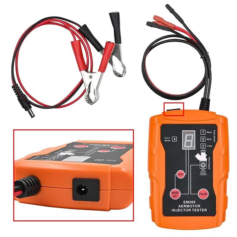 8-Mode Dual Fuel Injector Tester & DIY Cleaner Kit – LCD Fuel Injector Tester QXL