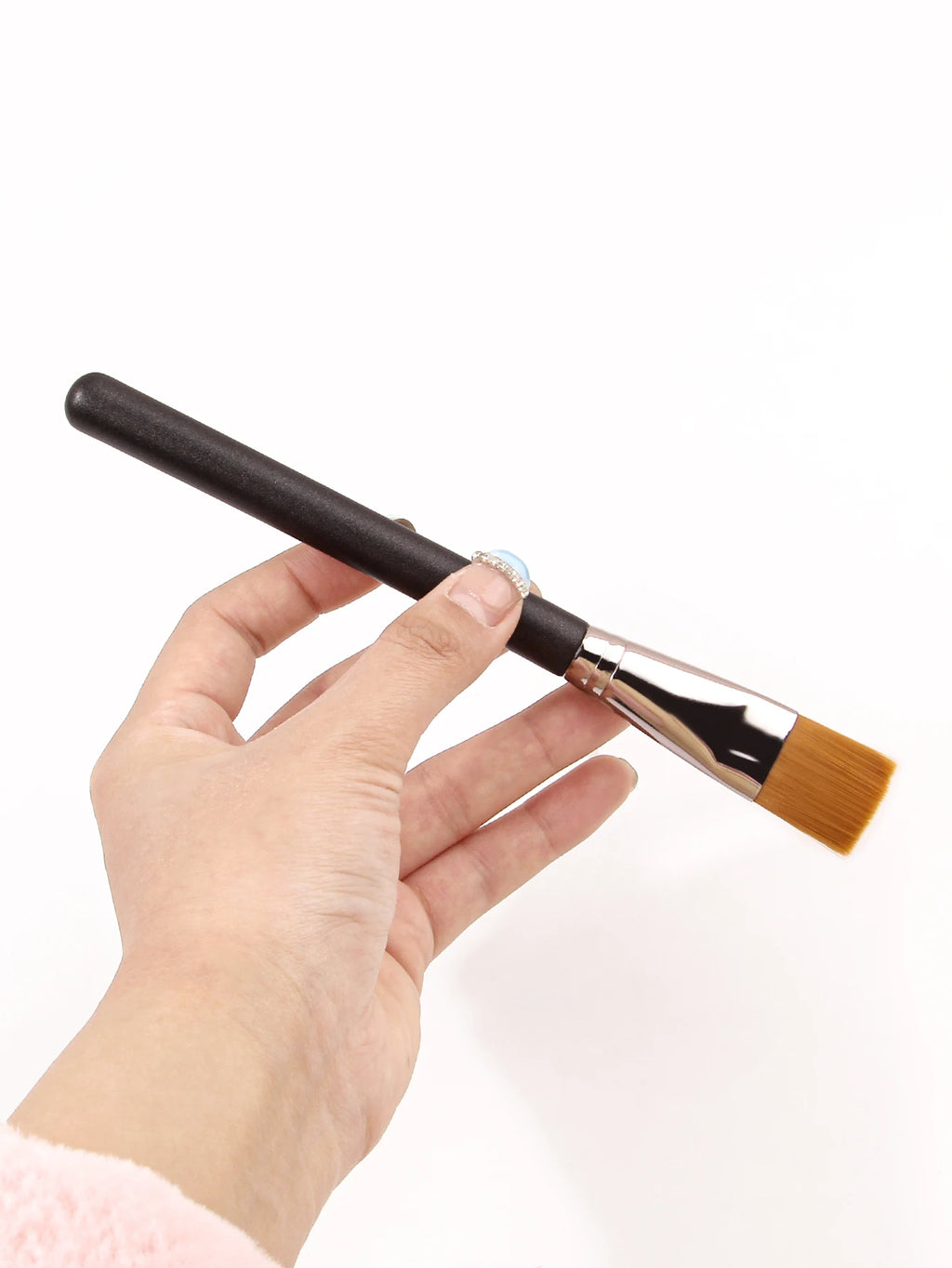 KOSSHOW Flat Eyebrow Brush – Ultrathin Brow & Eyeliner Tool Eyebrow Makeup Brush QXL