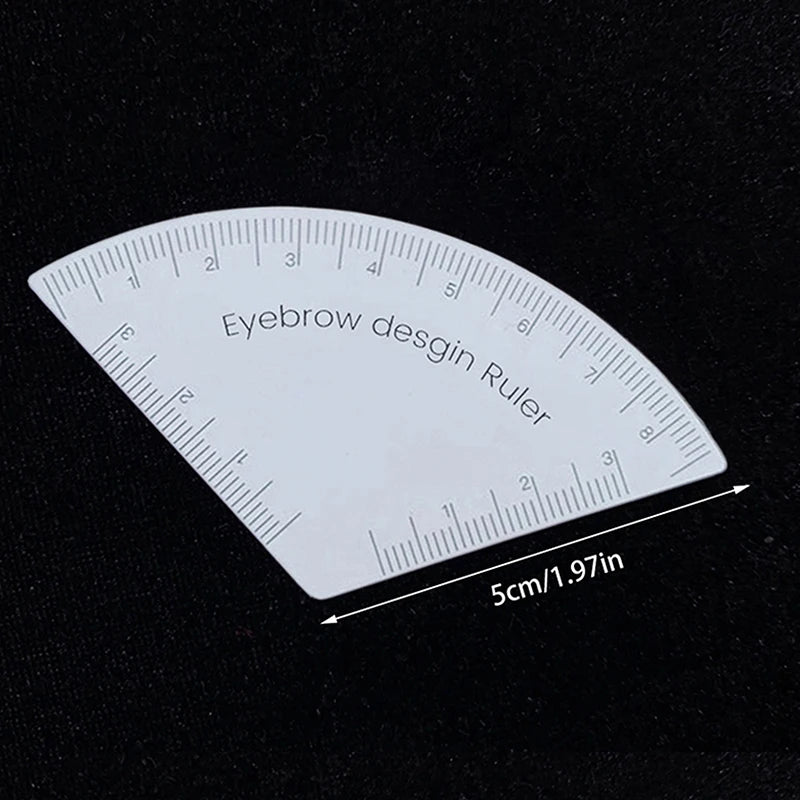 Eyebrow Mapping Ruler | Microblading Shaping Stencil Tool Eyebrow Mapping Stencil QXL