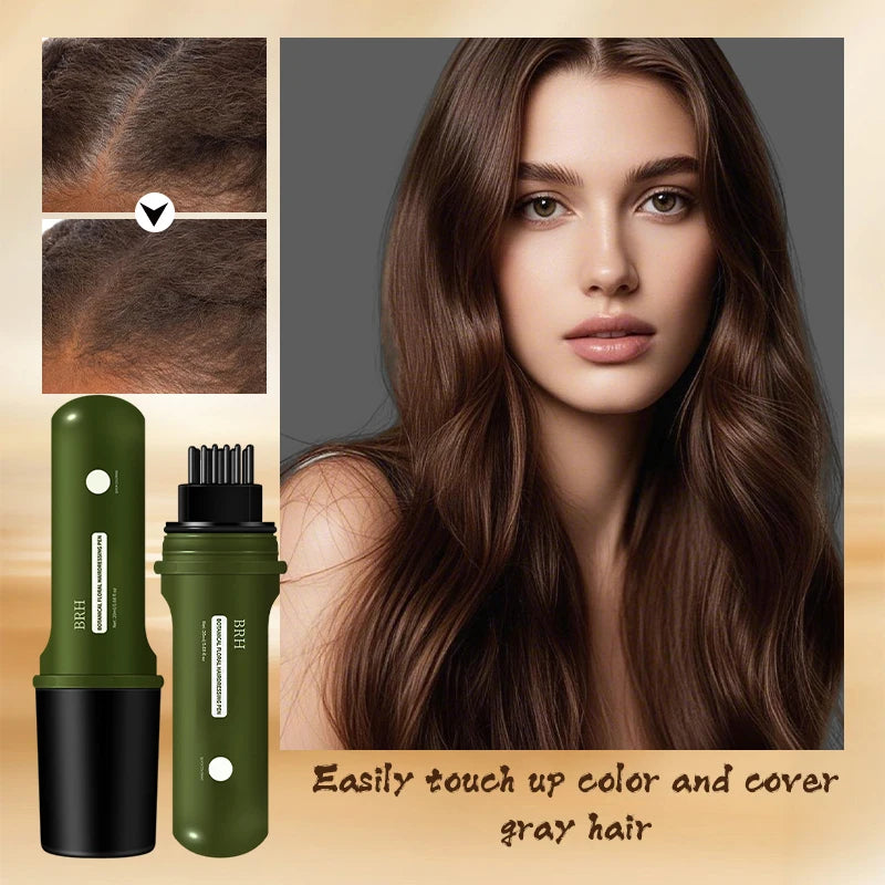 Hair Dye Stick with Built-In Comb | Gray Touch-Up Pen Hair Dye Stick QXL