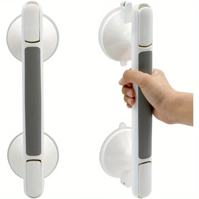 No-Drill Suction Cup Grab Bar | Anti-Slip Shower Safety Handle Shower Grab Bar QXL