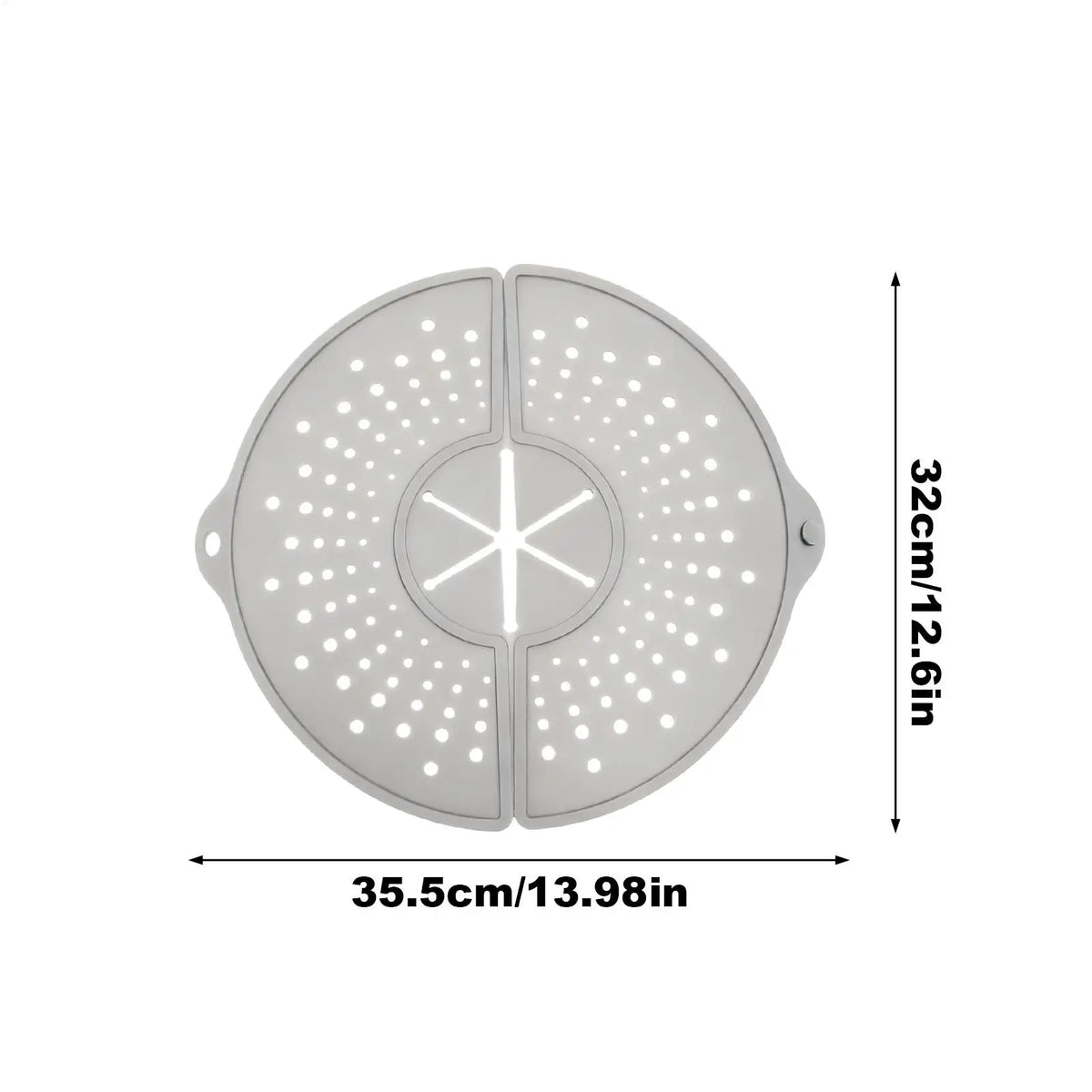 Foldable Silicone Splatter Screen & Frying Pan Cover Splatter Screen QXL