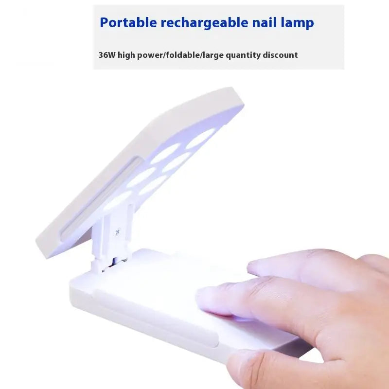 36W Mini Foldable LED UV Nail Lamp | Portable Gel Dryer UV Gel Nail Lamp QXL
