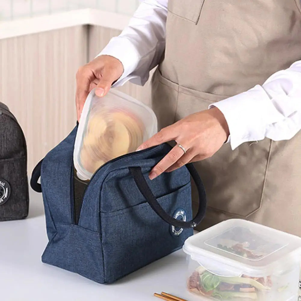 Insulated Lunch Bag Thermal Cooler Tote | Work, School & Camping Insulated Lunch Bag QXL