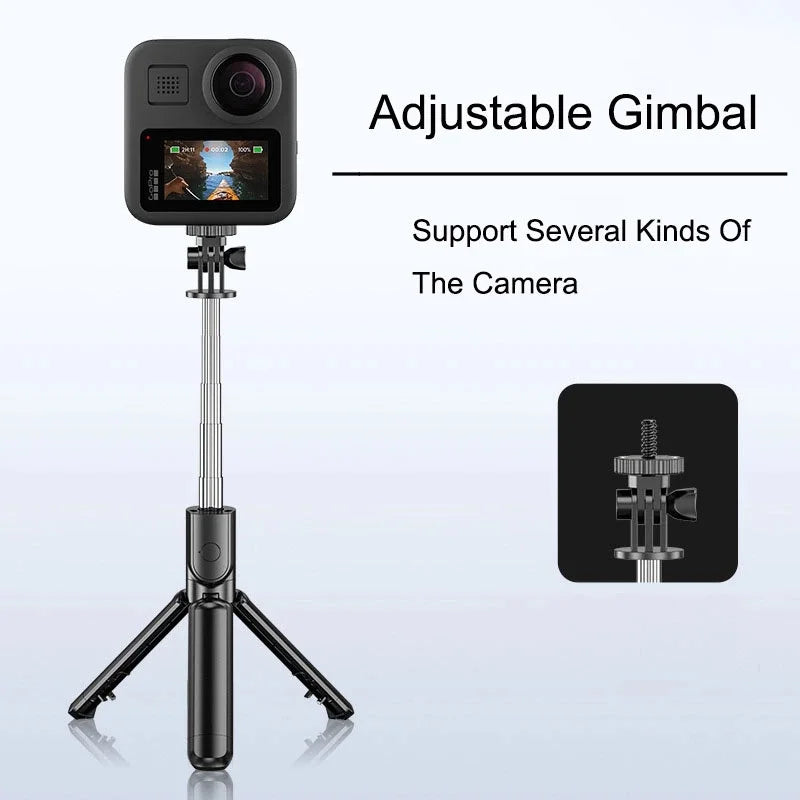 Wireless Selfie Stick Tripod with Bluetooth Remote | 68cm Selfie Stick Tripod QXL