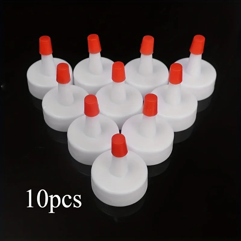 Universal Plastic Bottle Cap Tip Conversion Head | Leak-Proof Bottle Cap Adapter QXL 10pcs