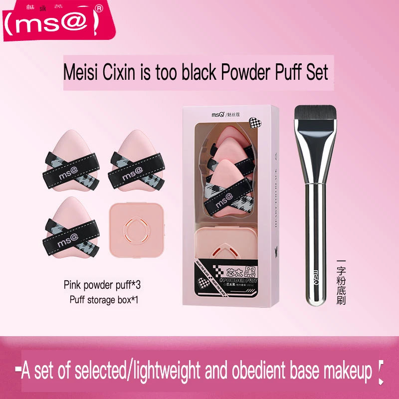 Flat Head Foundation Brush Set | Streak-Free Liquid Makeup Foundation Makeup Brush QXL