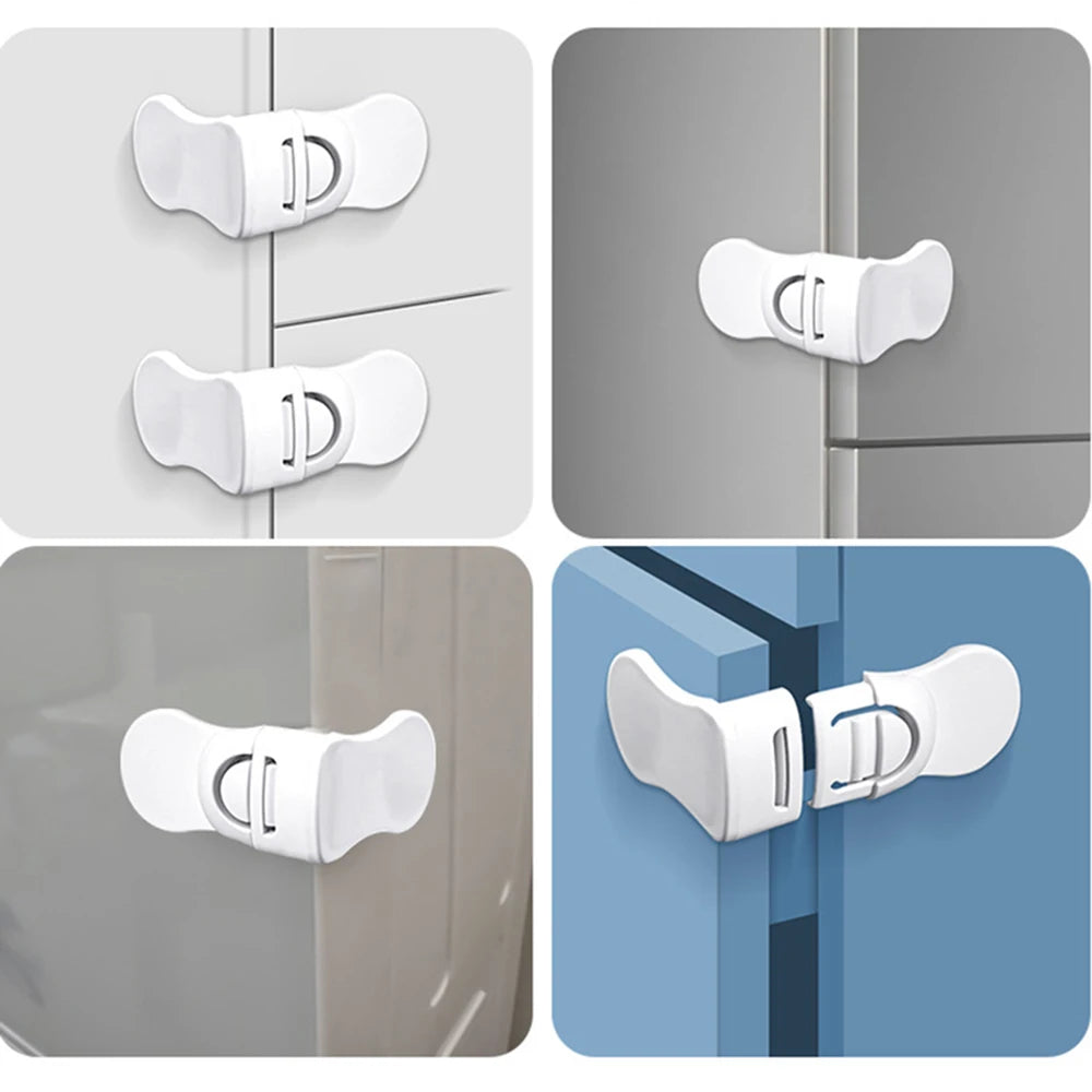 Baby Safety Cabinet & Drawer Locks | Anti-Pinch Child Proof Baby Cabinet Lock QXL