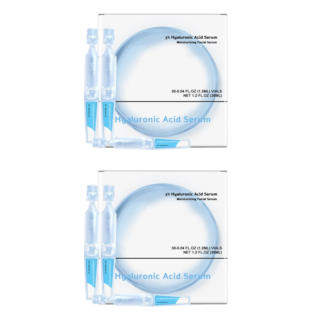 3% Hyaluronic Acid Serum – Hydrating & Brightening Ampoules Facial Serum QXL Buy 1 Get 1 Free