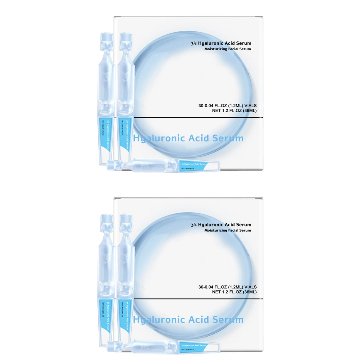 3% Hyaluronic Acid Serum – Hydrating & Brightening Ampoules Facial Serum QXL Buy 1 Get 1 Free