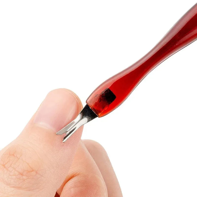 Stainless Steel Cuticle Pusher | Pro Manicure Nail Tool Cuticle Pusher QXL