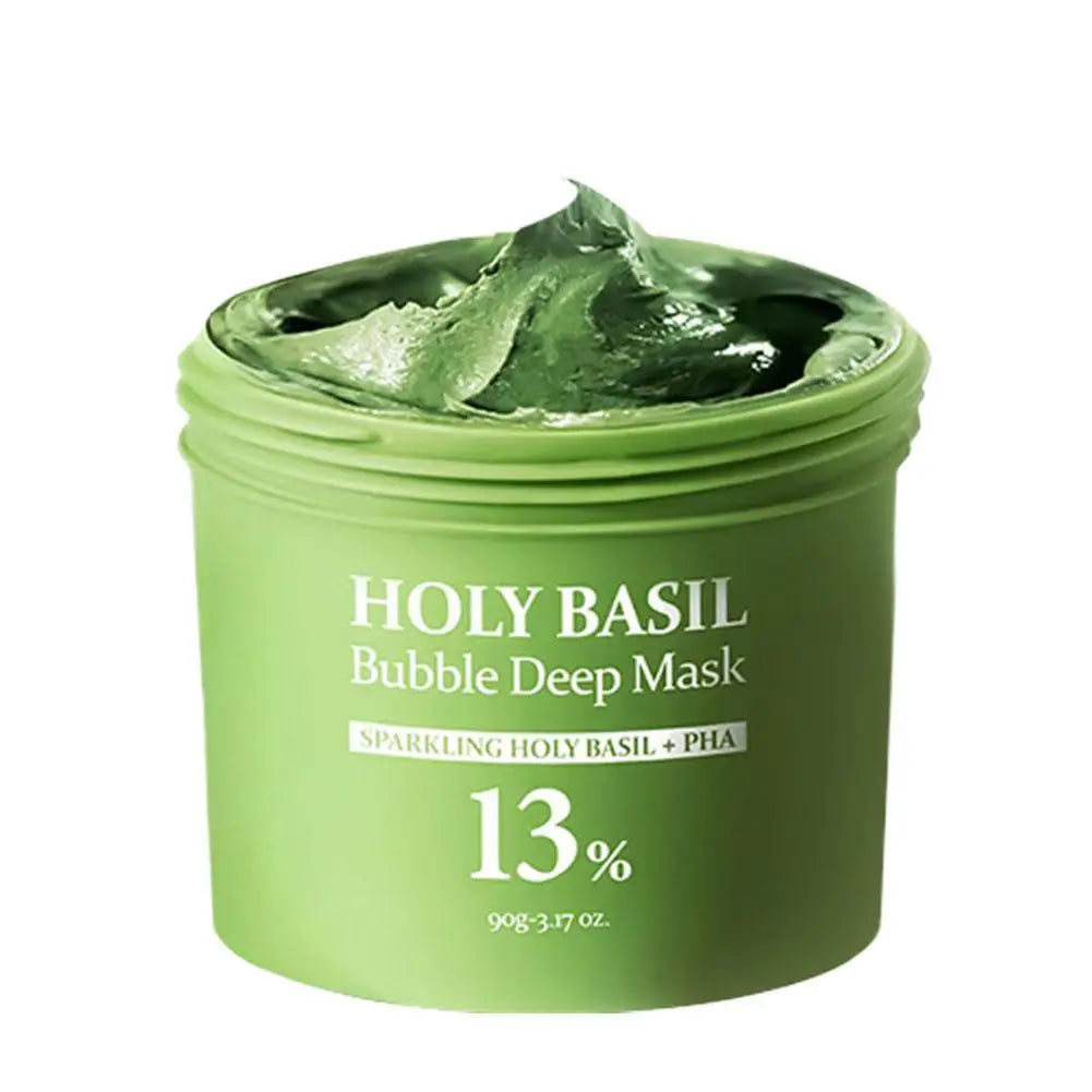 Holy Basil Turmeric Bubble Mask | Pore Cleansing & Brightening Bubble Face Mask QXL carbonic acid
