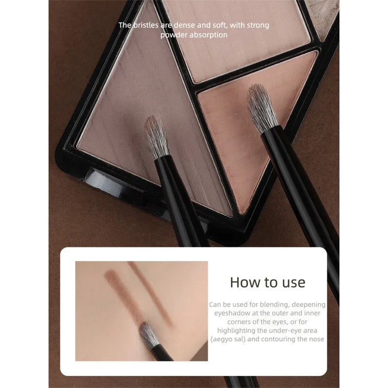 Moji M212 Detail Makeup Brush | Goat Hair Eye & Nose Eye Detail Brush QXL
