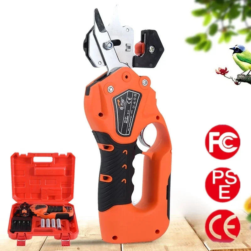 2-in-1 Electric Grafting Pruner | Rechargeable LCD Shears Electric Grafting Pruner QXL US PLUG