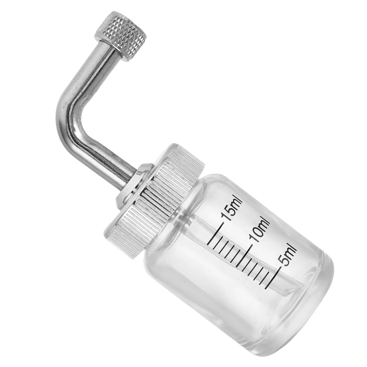 15ml Glass Airbrush Paint Storage Bottle | Clear Jar with Lid Airbrush Storage Jar QXL