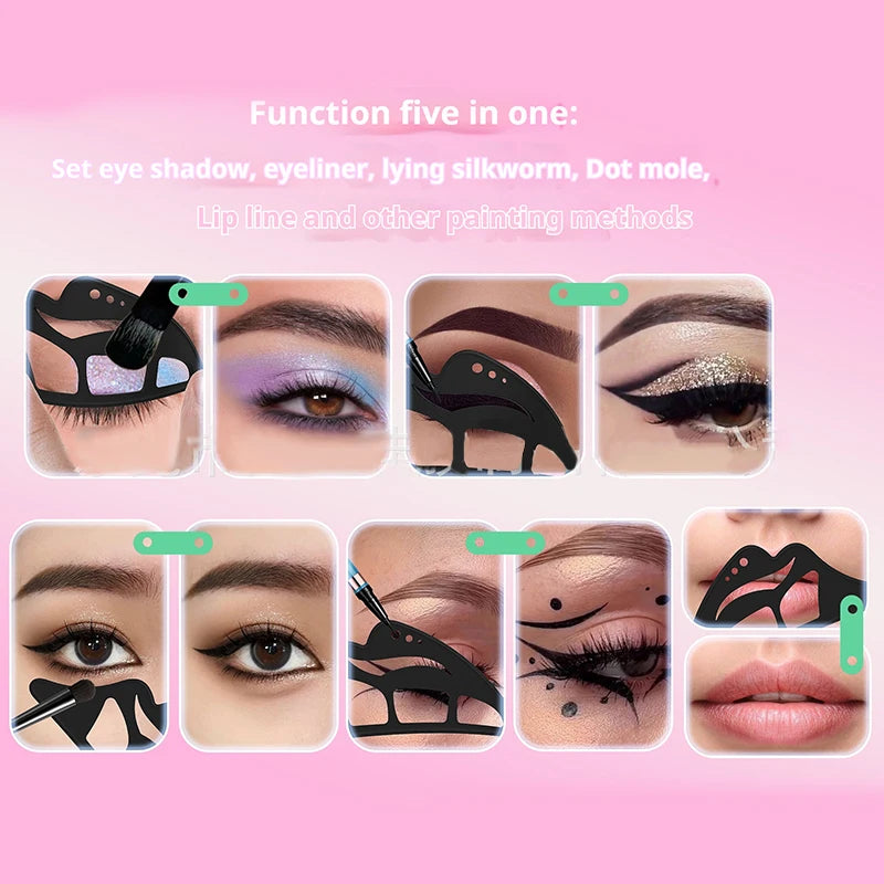 Silicone Eye Makeup Stencils | Eyeshadow & Eyeliner Template Eye Makeup Stencil QXL