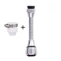 Faucet Extender with Filter & Aerated Spray Nozzle | Water Saver Faucet Extender Nozzle QXL silver 1pc