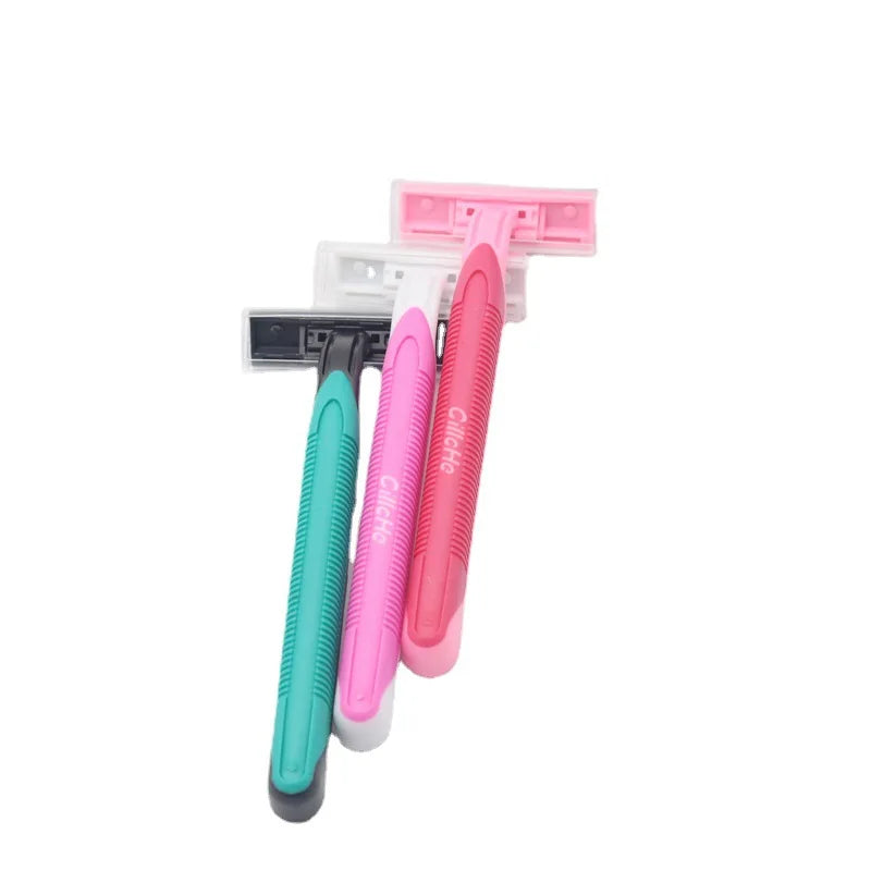 Disposable Women's Razor 5-Pack | 3-Layer Stainless Steel Blade Disposable Razor QXL