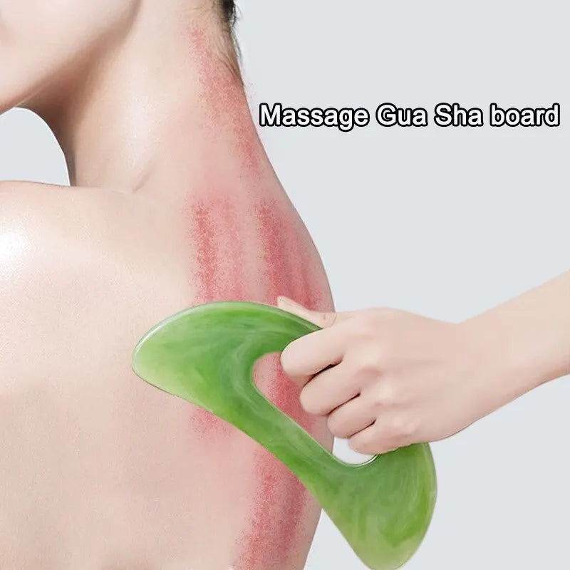OREADEX Gua Sha Scraping Board | Resin Beeswax Body Massager Gua Sha Massager QXL