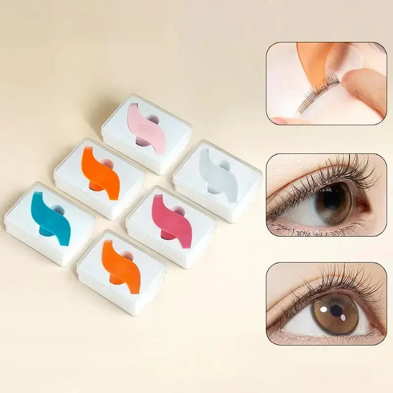 S-Shape Eyelash Perm Brushes 5-Pack | Reusable Lash Comb Eyelash Perm Brush QXL