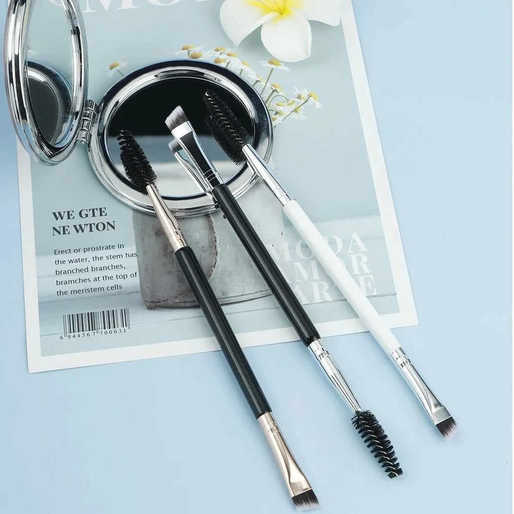 2-in-1 Double-Ended Eyebrow & Eyelash Spoolie Brush Eyebrow Spoolie Brush QXL