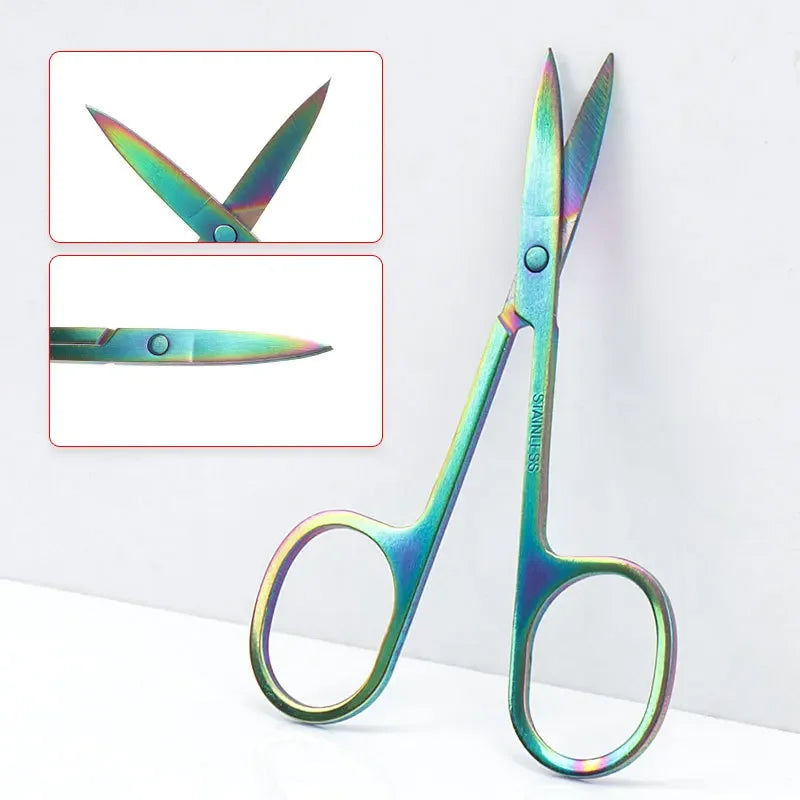Stainless Steel Eyebrow & Nose Hair Scissors | VVOCCI Grooming Scissors QXL