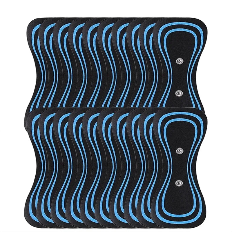 10-Pack Electric Massage Replacement Patches – Neck & Back Massage Replacement Pads QXL 6.5x15cm 10pcs
