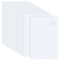 12-Pack White ABS Plastic Sheets 5.9x3.9" 0.5mm | DIY Panels ABS Plastic Sheet QXL AECH04-13392