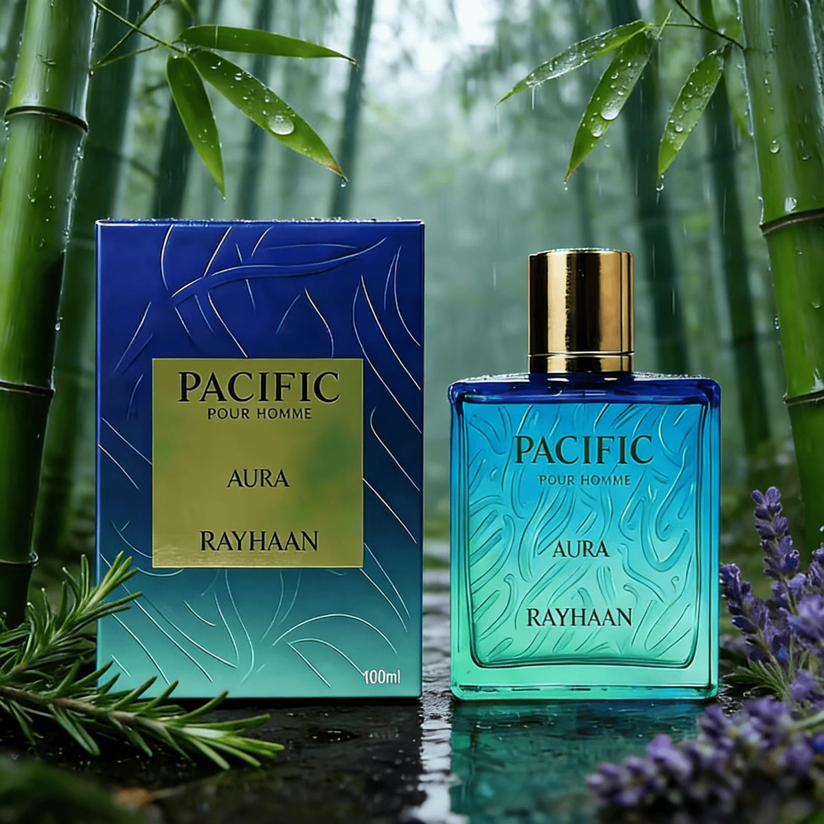 Rayhaan Pacific Aura Unisex Fragrance – Citrus Aquatic 100ml Unisex Perfume QXL