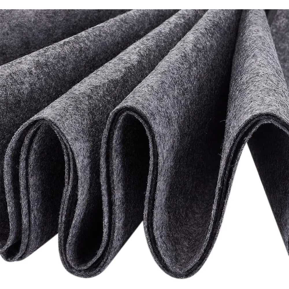 Dark Gray Felt Fabric Roll 10ft×15.75in | Polyester Craft Felt Felt Fabric Roll QXL