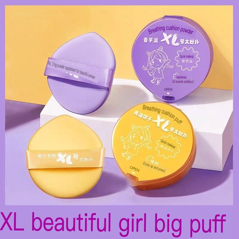 Large Soft Powder Puff Sugar Design | Air Cushion Foundation Cosmetic Powder Puff QXL