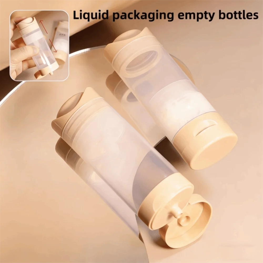 50/80ml Leakproof Vacuum Airless Pump Travel Bottles Refillable Airless Pump Travel Bottle QXL
